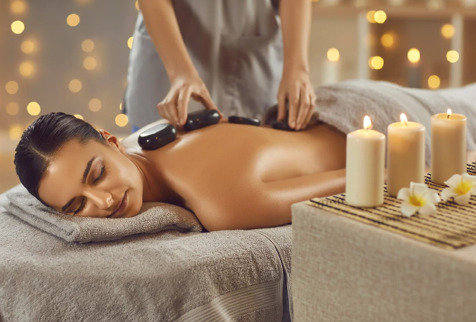 Hot Stone Massage (Medium To Strong)